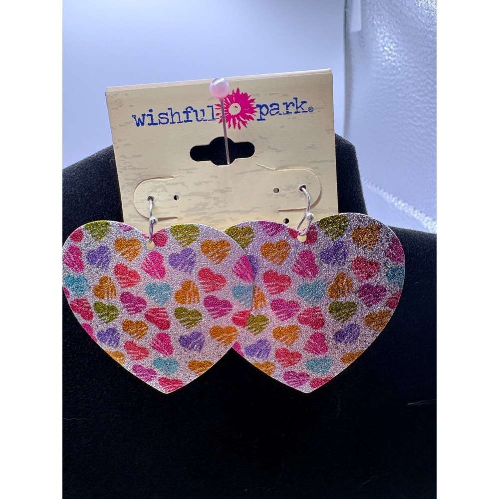 Wishful Park Heart‎ Shaped Dangle Earrings